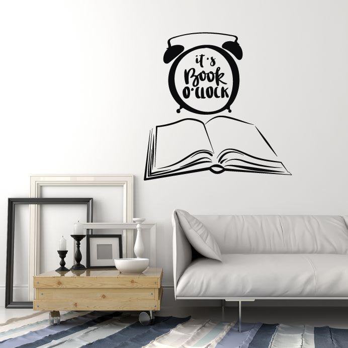 Vinyl Wall Decal Books Quote Library Shop Reading Corner Art Stickers Mural Unique Gift (ig5151)