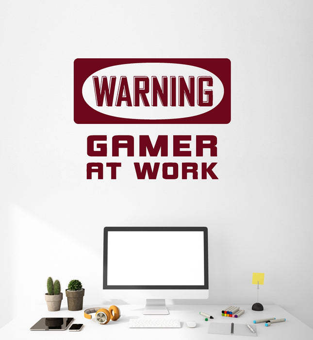 Vinyl Wall Decal Gamer Room Idea Video Game Gaming Decor Art Stickers Mural Unique Gift (ig5113)
