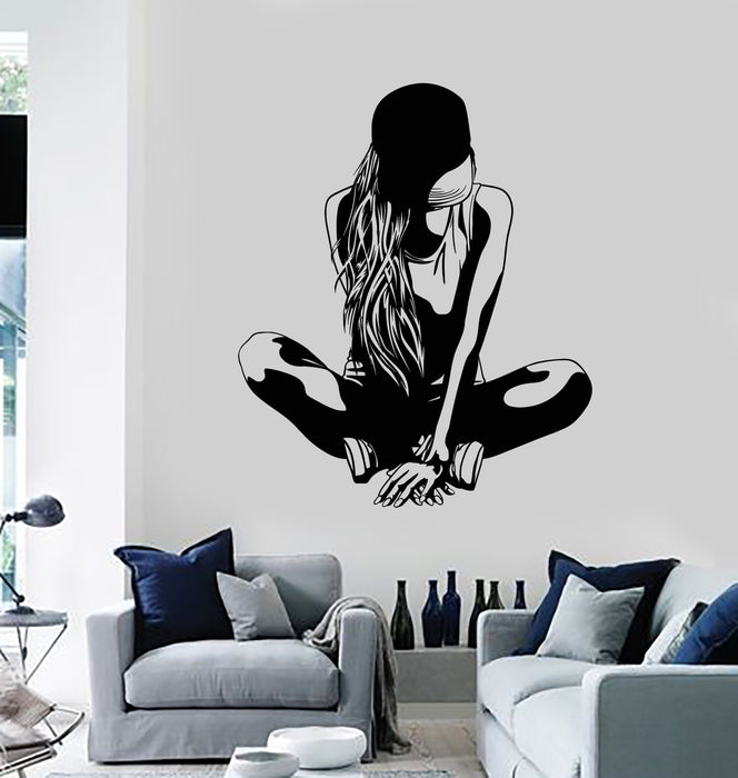 Vinyl Wall Decal Sexy Sports Teen Girl Room Decor Teenager Stickers Mural Unique Gift (ig5177)