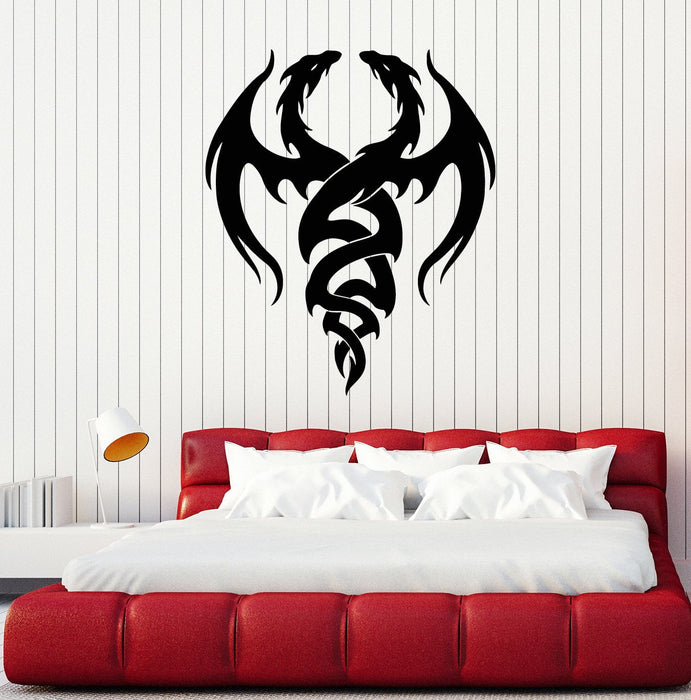 Vinyl Wall Decal Dragons Magic Fantasy Childs Kids Room Stickers Mural Unique Gift (ig5070)