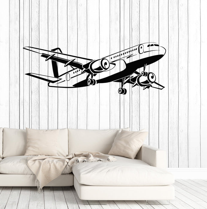 Vinyl Wall Decal Aircraft Airplane Aviation Art Decorating Stickers Mural Unique Gift (ig5015)