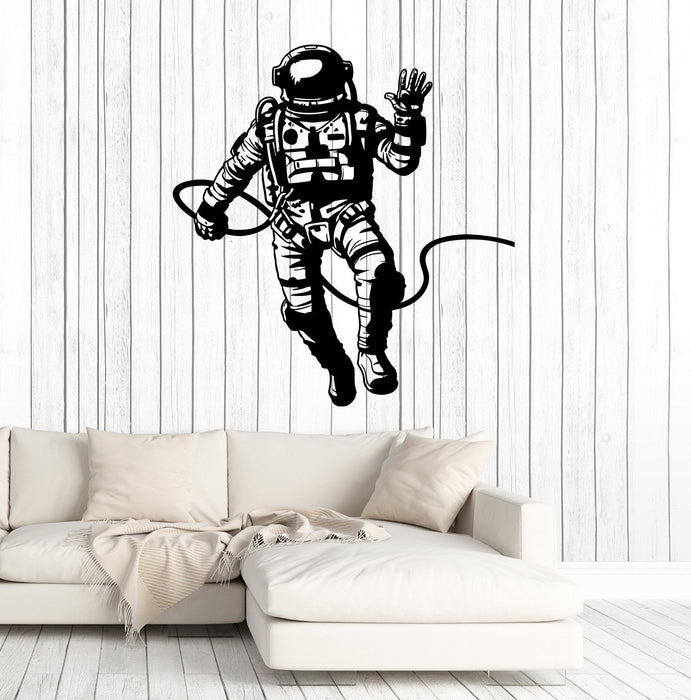 Vinyl Wall Decal Astronaut Spaceman Boys Kids Room Art Stickers Mural Unique Gift (ig5035)