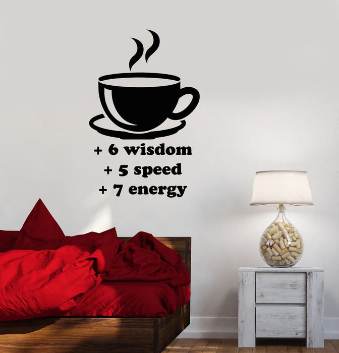 Vinyl Decal Gaming Coffee Cup Video Game Funny Kitchen Wall Stickers Mural Unique Gift (ig2757)