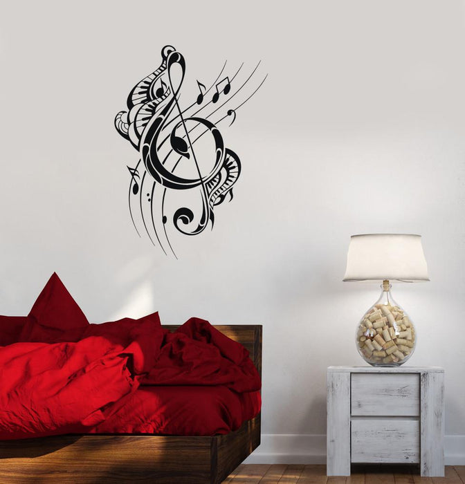 Vinyl Decal Music Decor Musical Notes Room Art Wall Stickers Mural Unique Gift (ig2738)