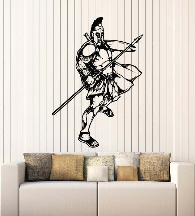 Vinyl Wall Decal Warrior Middle Ages Soldier Military Army Stickers Mural (g3926)