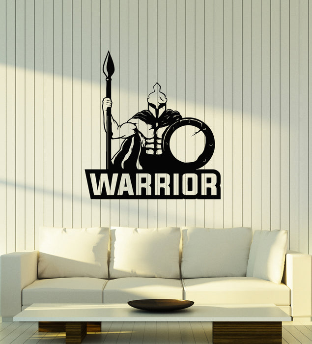 Vinyl Wall Decal Spartan Warrior Gladiator Ancient Rome Colosseum Stickers Mural (g7351)