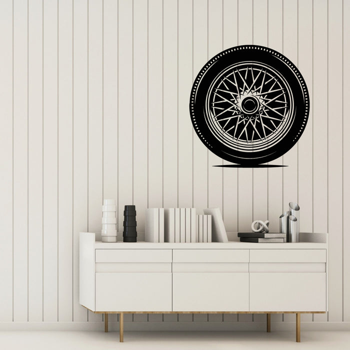 Vinyl Wall Decal Wheel Auto Car Repair Garage Service Driver Stickers Mural (g8410)