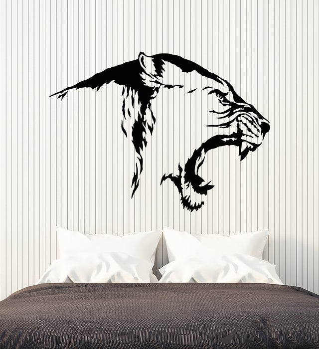 Vinyl Wall Decal Big Cat Head Predator Wild Animal Panter Stickers Mural (g5034)