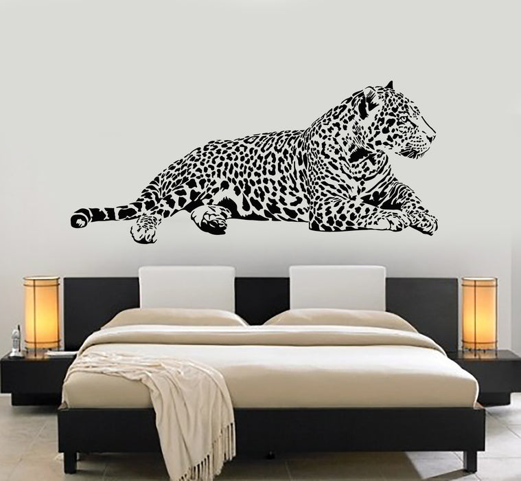 Vinyl Wall Decal Animal Predator Jaguar Wild Big Cat Leopard Stickers Mural (g7037)