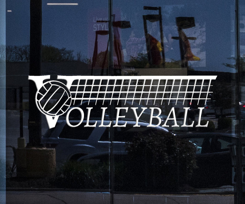 Window Sign Decal Volleyball Logo Sport School Ball Player Vinyl Wall Stickers Unique Gift (2017igw)