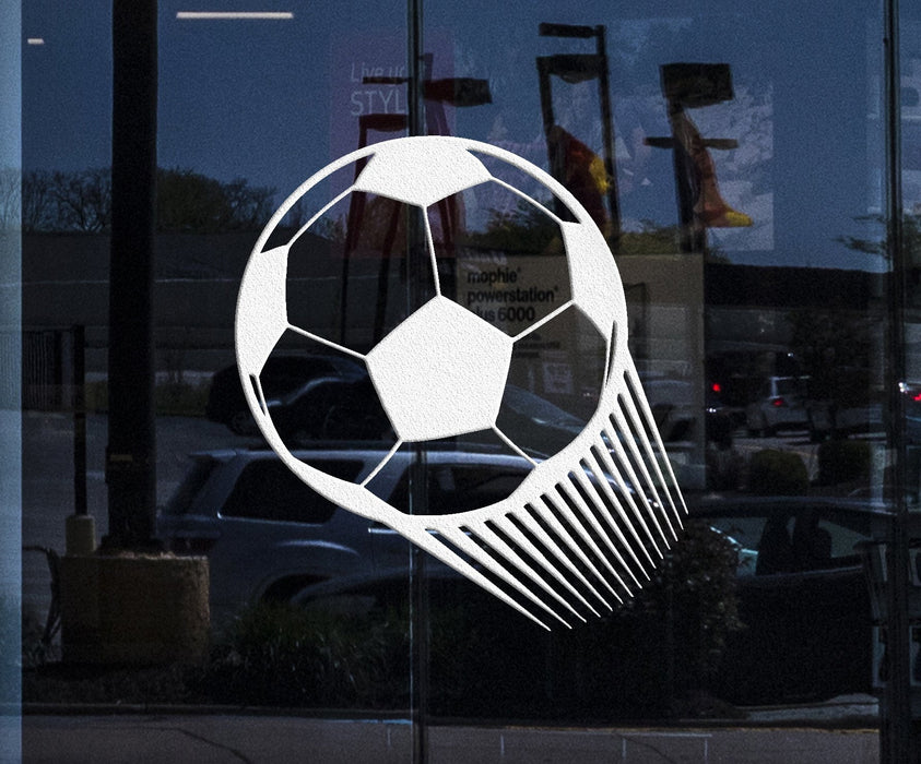 Window Graphics and Wall Vinyl Decal Soccer Ball Sports Play Wall Decor Mural Stickers (ig039w)