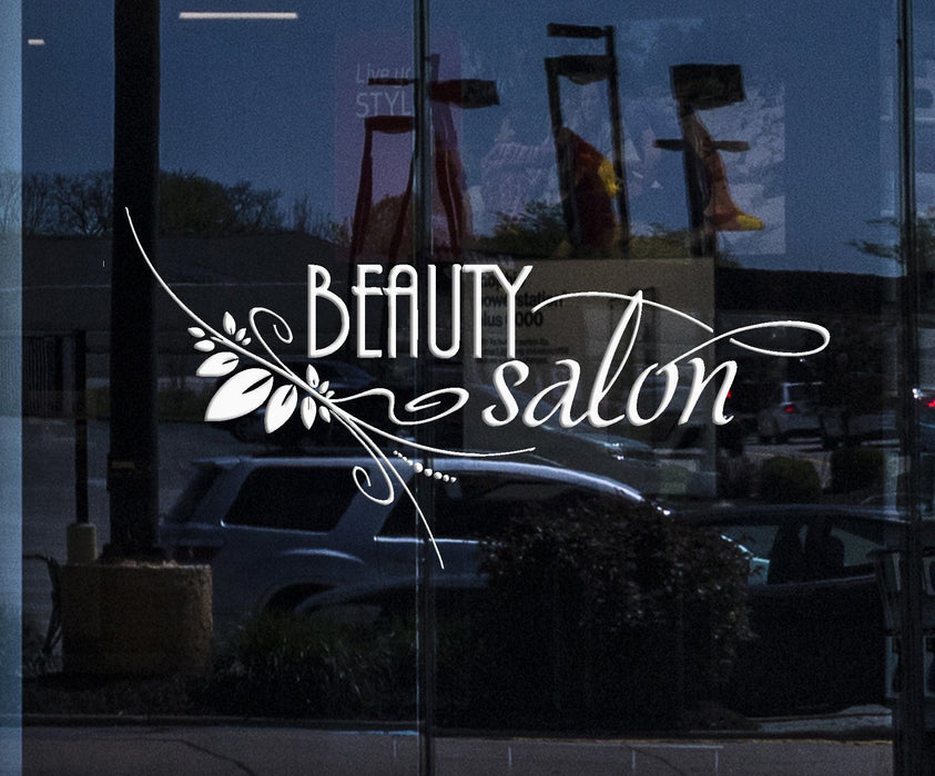 Window Sign and Wall Stickers Vinyl Decal Beauty Salon Spa Barbershop Hair Stylist Unique Gift (ig1398w)
