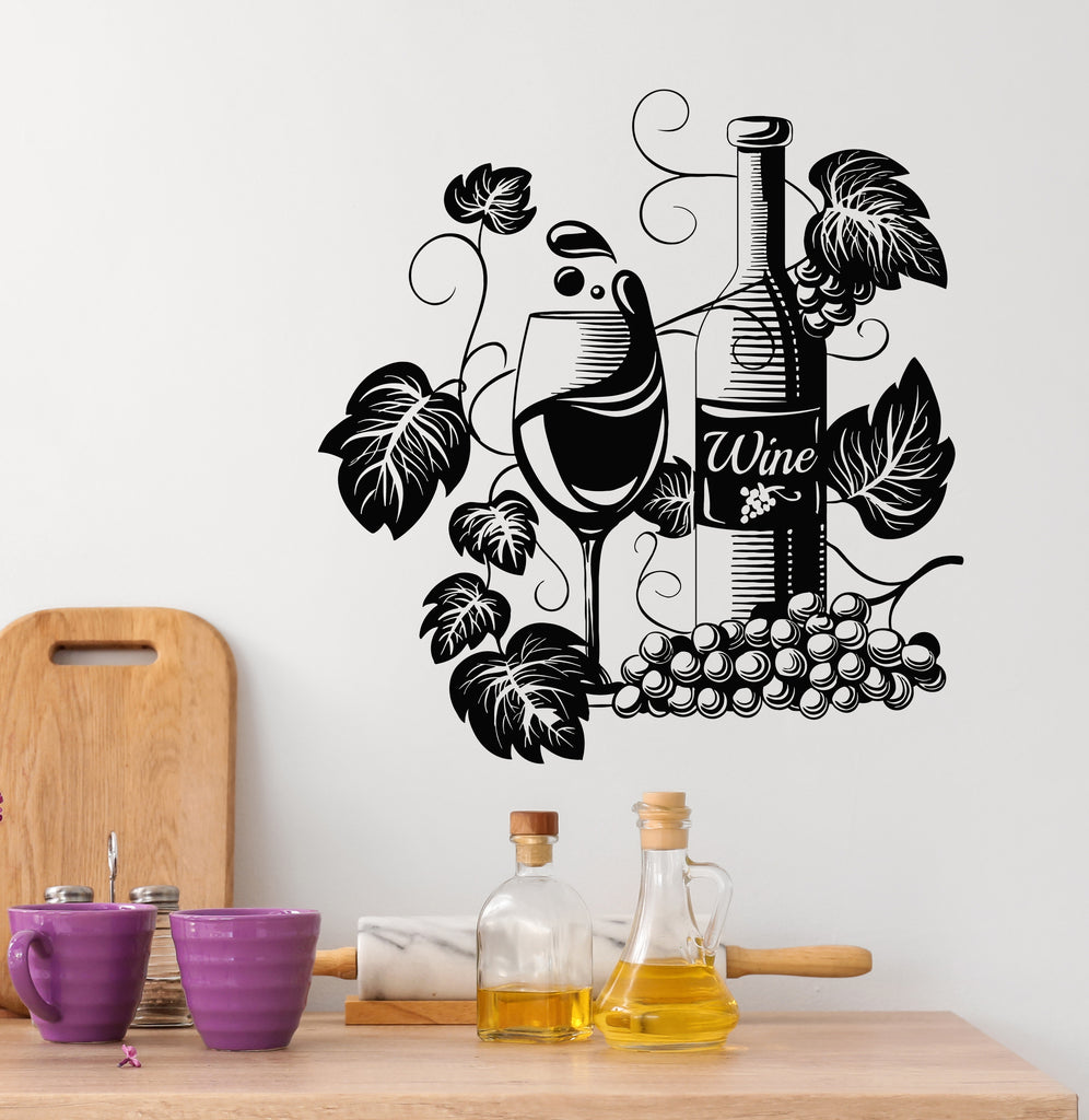 Sticker mural - Vigne & Raisin Sticker mural - Vigne & Raisin