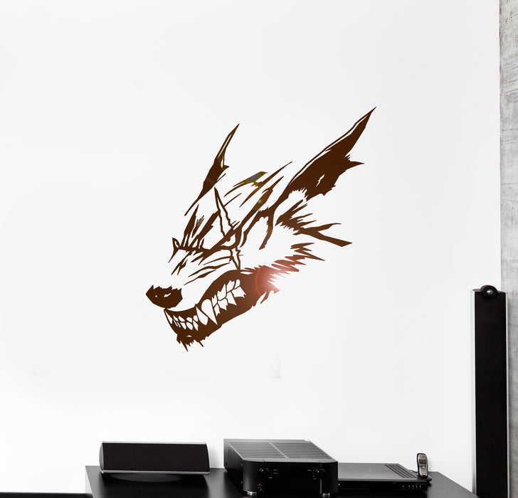 Vinyl Wall Decal Werewolf Wolf Scar Fantasy Beast Predator Stickers Mural (g2371)