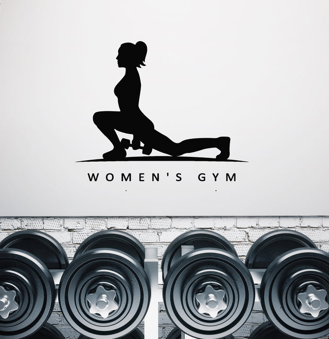 Vinyl Wall Decal Women's Gym Health Body Care Fitness Club Stickers Mural (g8453)