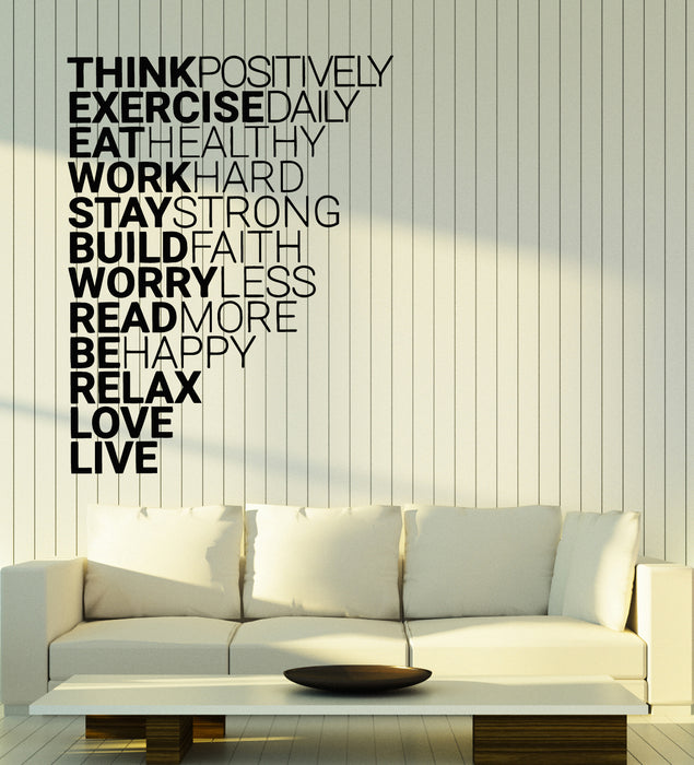 Виниловые наклейки на стену вдохновляющие фразы слова комната домашний декор наклейки фреска (g4424)