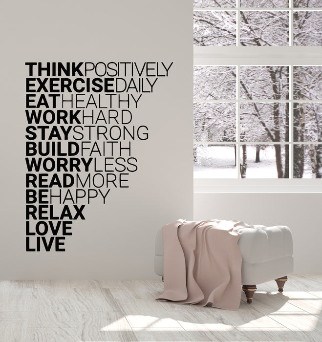 Виниловые наклейки на стену вдохновляющие фразы слова комната домашний декор наклейки фреска (g4424)