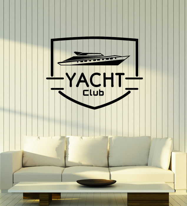 Vinyl Wall Decal Sail Yacht Sport Water Marine Nautical Style Stickers Mural (g4045)