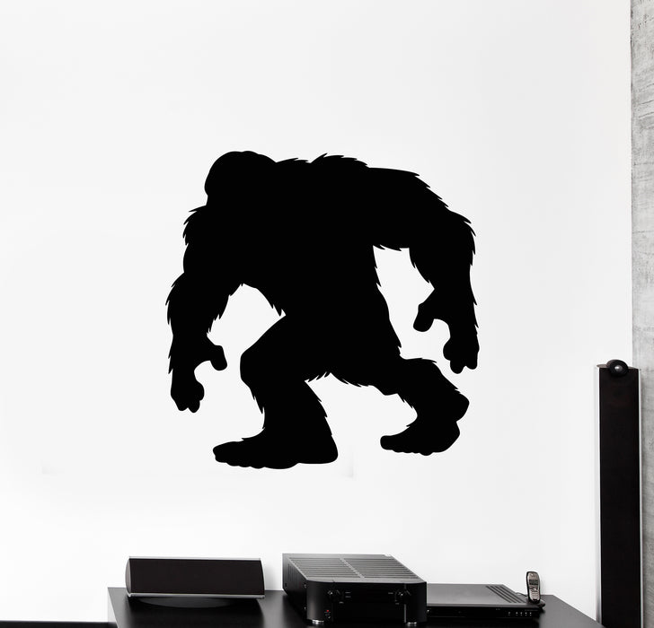 Vinyl Wall Decal Myth Yeti Bigfoot Fantastic Monster Kids Room Stickers Mural (g1559)