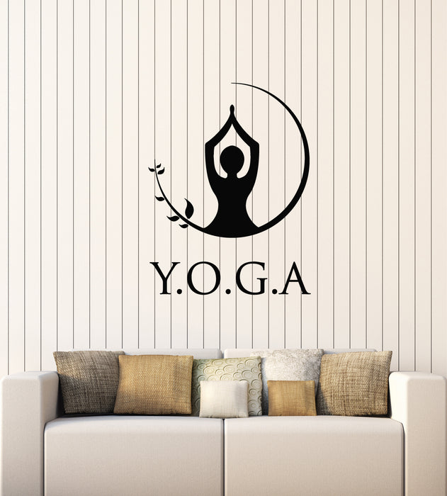 Vinyl Wall Decal Buddha Yoga Zen Nature Meditation Relaxation Zen Stickers Mural (g2049)