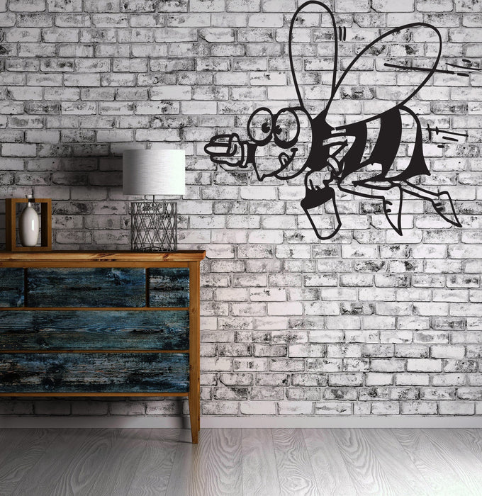 Flying Bee Animal Kids Children Mural Mural Wall Art Decor Vinyl Sticker Unique Gift z047