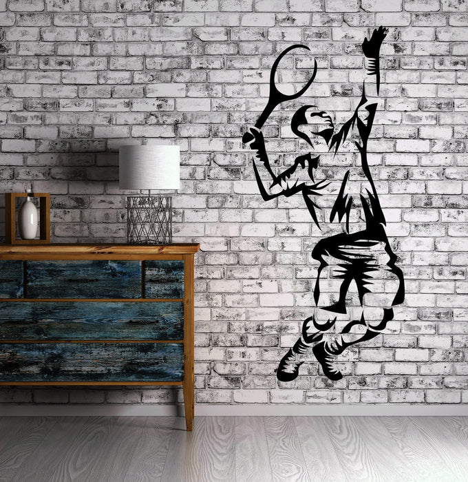 Tennis Sport Serve Cool Decor For Living Room Wall Sticker Vinyl Decal Unique Gift (z1126)