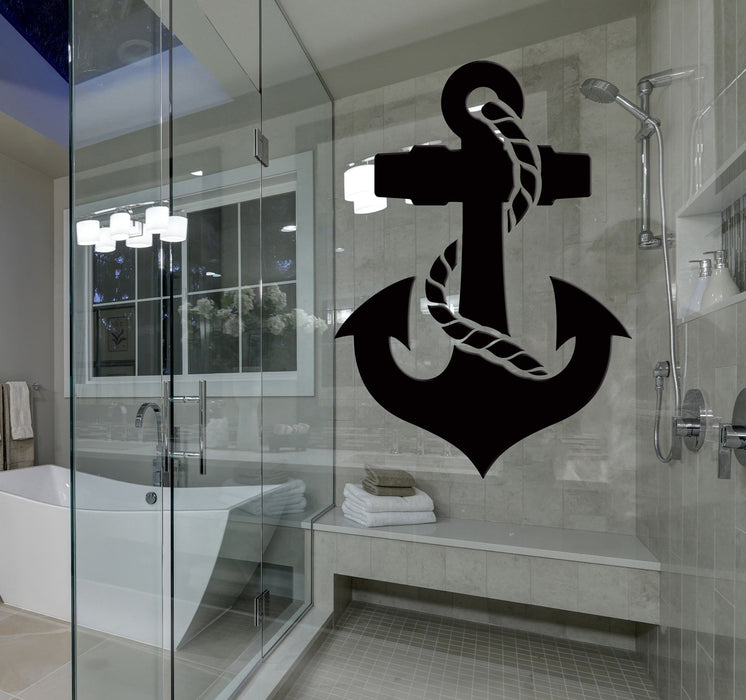 Window and Wall Sticker Anchor Man Male Symbol Cool Decor For Your Place Unique Gift (z1458w)