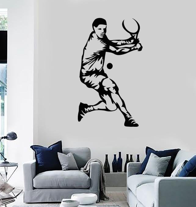 Wall Stickers Vinyl Decal Tennis Sport Fun For Living Room (z1706)