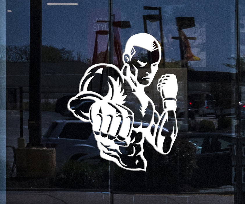 Window Sign Wall Stickers Vinyl Decal MMA UFC Cage Figther Martial Arts Unique Gift (z1959w)