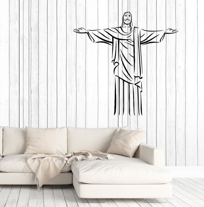 Wall Stickers Vinyl Decal Apostle Monk Christianity Symbol Religion Unique Gift (z2018)