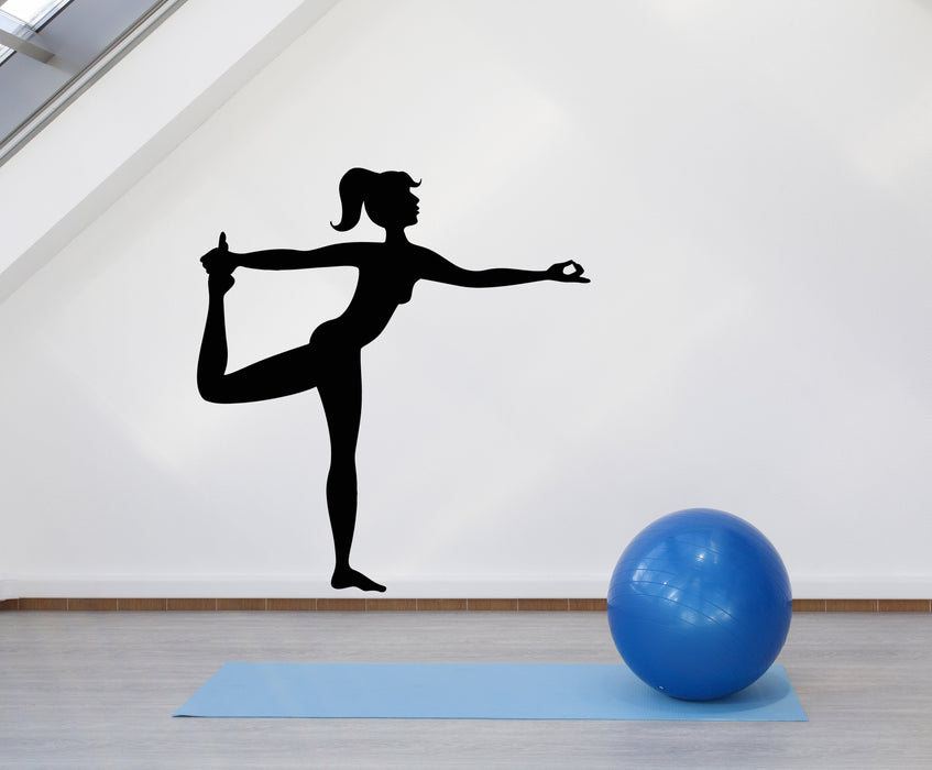 Наклейки на стену виниловые наклейки гимнастические танцы танец уникальный подарок (z2056)