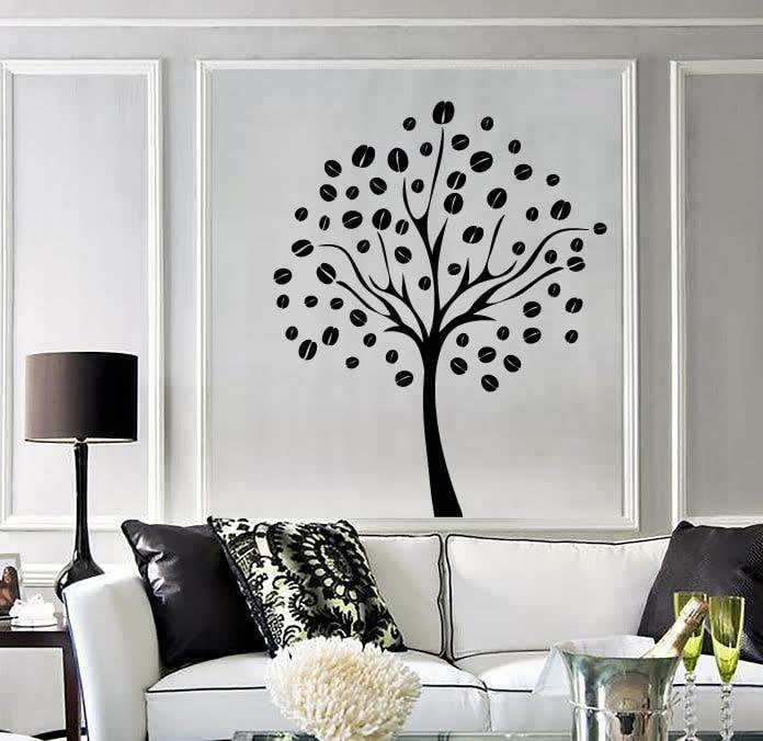 Wall Stickers Vinyl Decal Tree Branch Floral Decor For Living Room Unique Gift (z2060)