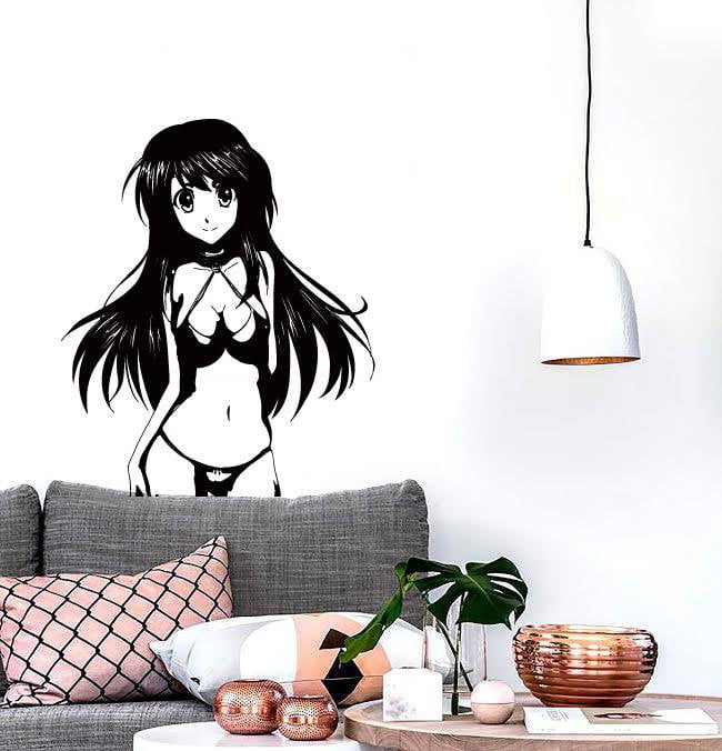 Wall Stickers Vinyl Decal Sexy Anime Girl Teen In Bikini With Hot Body Unique Gift (z2193)