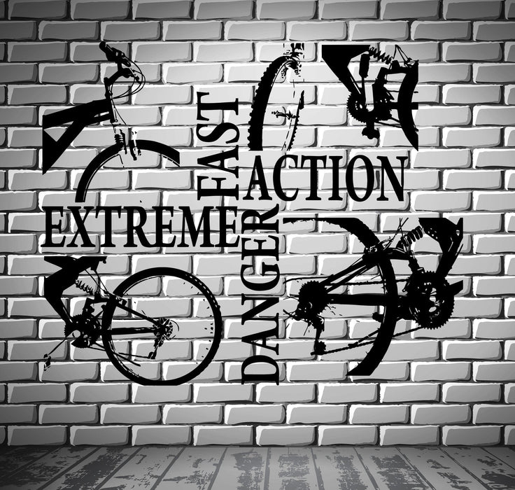 Bicycle Bike Cycle Extreme Sport Decor Wall Stickers Vinyl Decal (z2243)