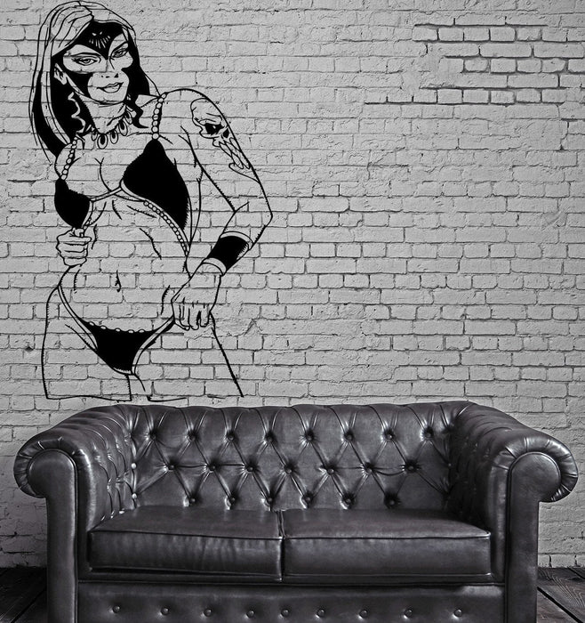 Tattoo Teen Girl Sexy Naked Girl Woman Decor Wall Stickers Vinyl Decal  (z2246)