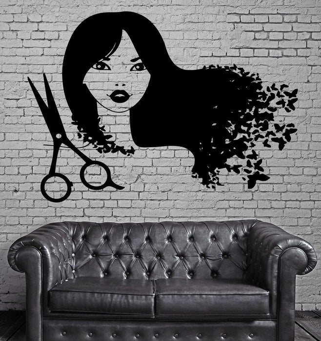 Hair Beauty Salon Barbershop Decor Wall Stickers Vinyl Decal (z2266)