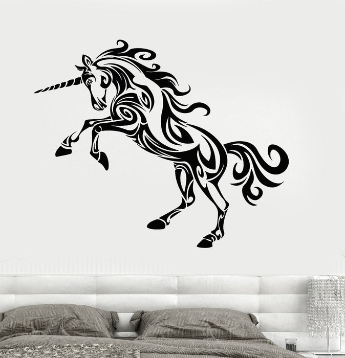 Wall Decal Vinyl Sticker Unicorn Mythology Bedroom Decor Unique Gift (z3225)