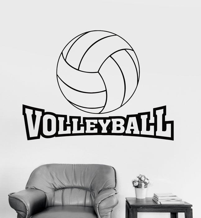 Wall Decal Sport Volleyball Ball Game Vinyl Sticker Unique Gift (z3236)