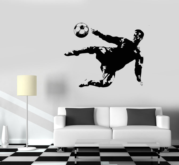 Wall Decal Soccer Football Sport Vinyl Sticker Unique Gift z3255