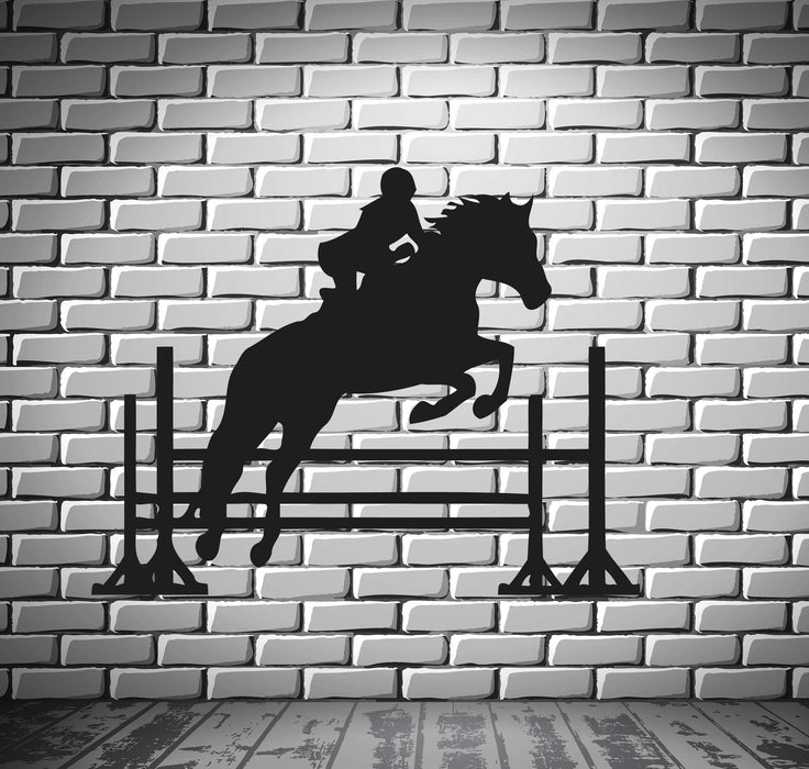 Jockey Horserace Horse Polo Mural Wall Art Decor Vinyl Sticker Unique Gift z333