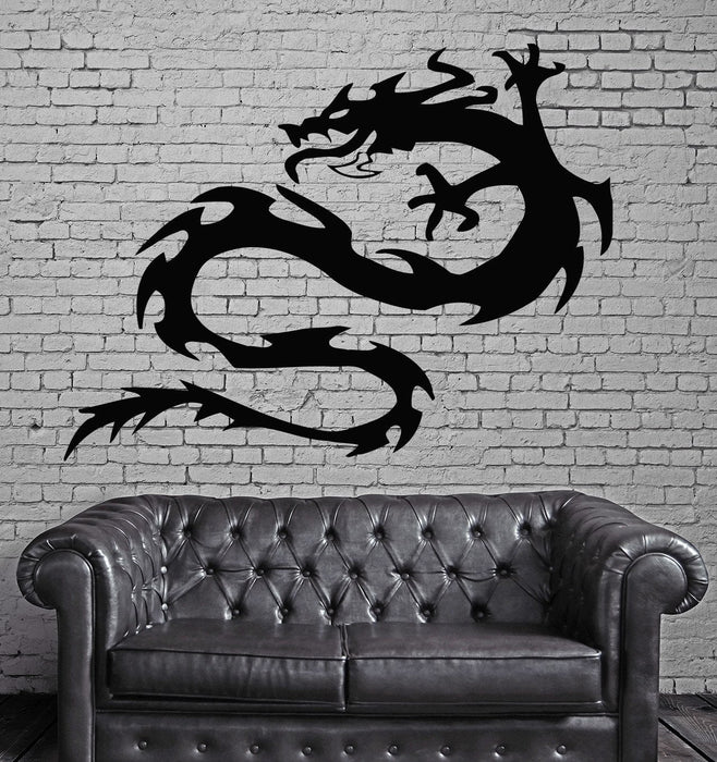 Dragon Mithological Animal Mural Urban Art Wall Art Decor Vinyl Sticker Unique Gift z359