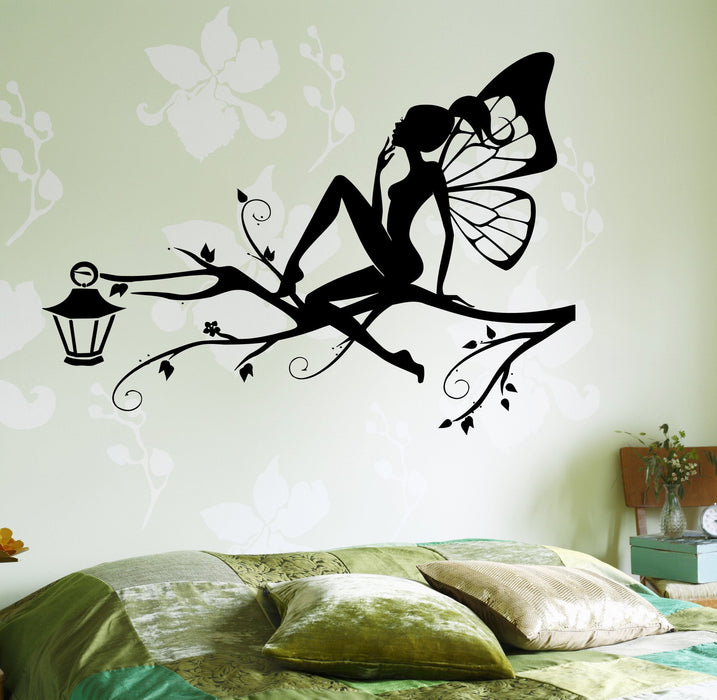 Wall Vinyl Decal Fairy Fairytale Children Kids Room Nursery Unique Gift z3673