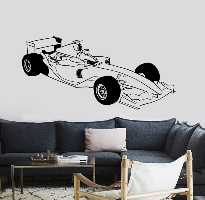 Wall Vinyl Racing Car Formula 1 Carting Karting Unique Gift z3732