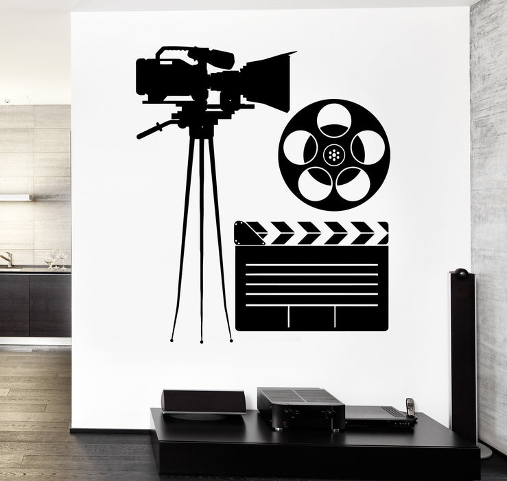 Wall Vinyl Decal Camera Movie Star Hollywood Decor Unique Gift z3762