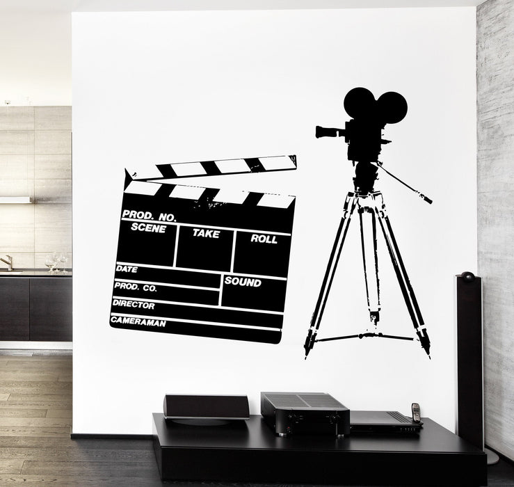 Wall Vinyl Cinema Hollywood Decor Movie Star Mural Unique Gift z3766