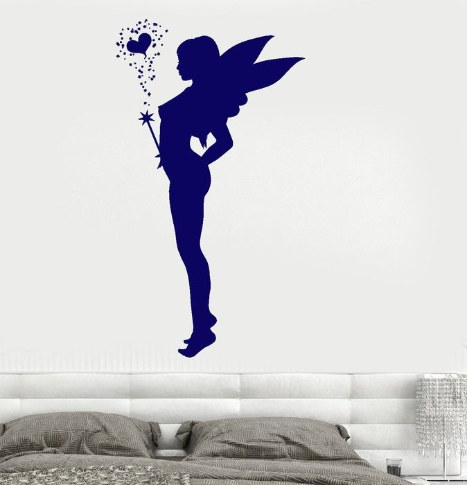 Wall Vinyl Decal Fairy Tale Magic Romantic Girl Woman Decor Unique Gift z3796