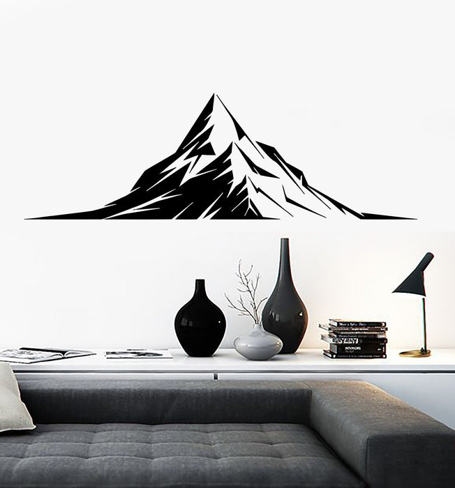 Wall Vinyl Decal Mountain Nature Extreme Sport Decor Unique Gift z3941