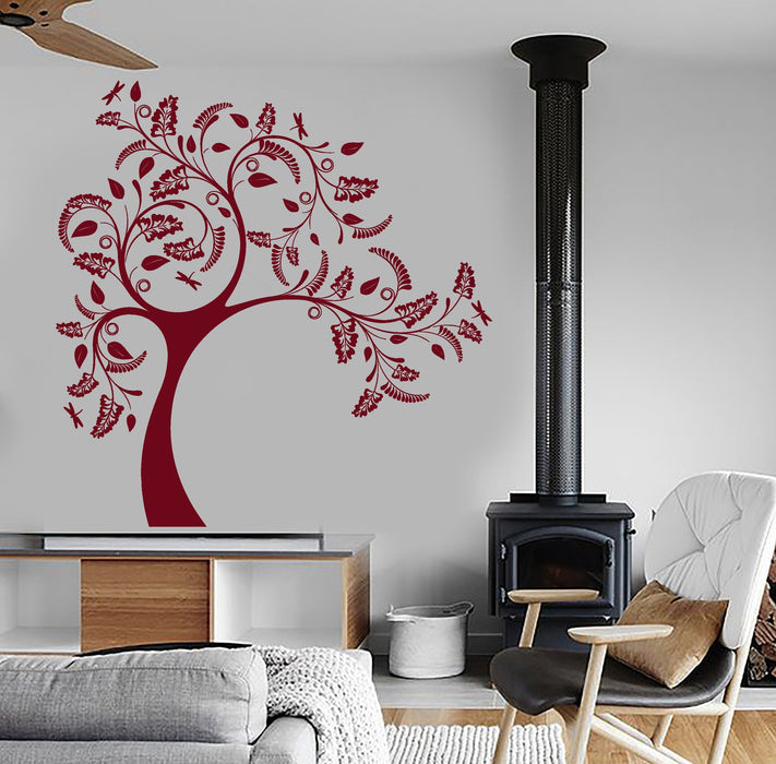 Wall Vinyl Decal Tree Branch Nature Cool Bedroom Decor Unique Gift z3943