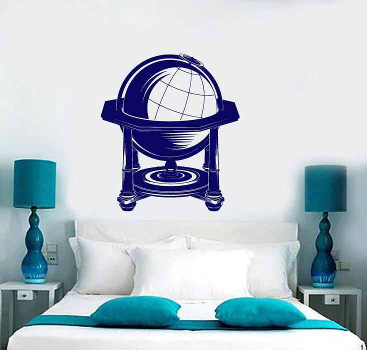 Wall Vinyl Decal Globe Sphere Marine Sea Ocean Decor Unique Gift z3950