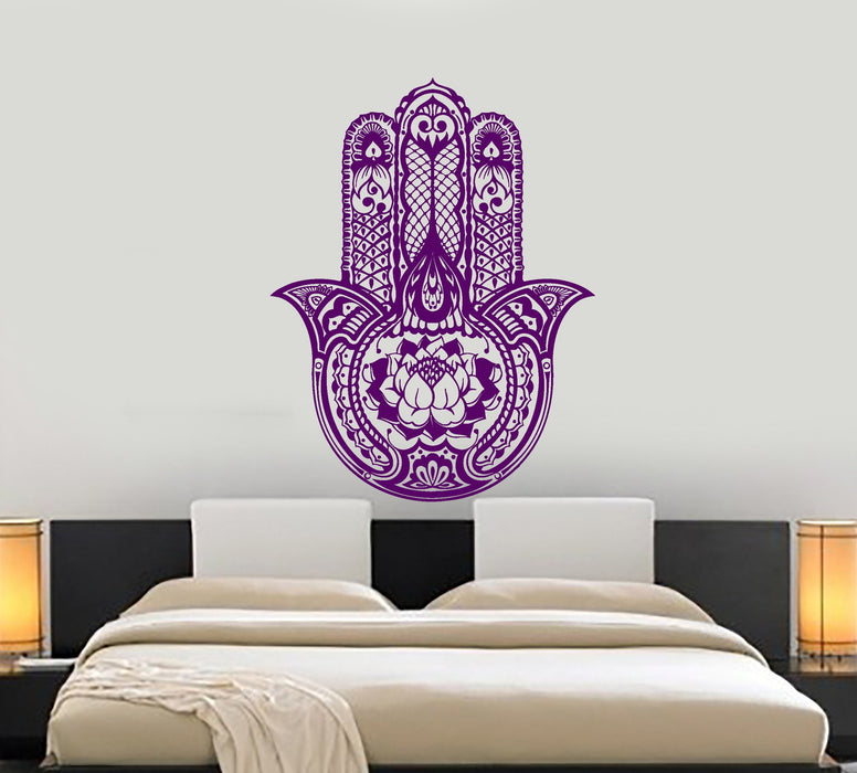 Wall Vinyl Hamsa Amulet Talisman Arabic Cool Decor Unique Gift z3966